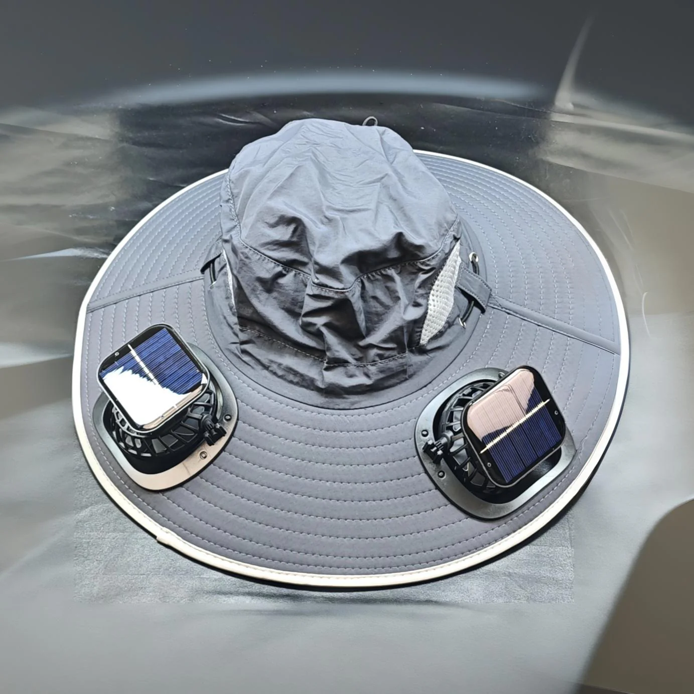 Portable Outdoor Sun Hat With Built-in Cooling Fan Wearable Design, Ideal For Outdoor Activities - Image 5