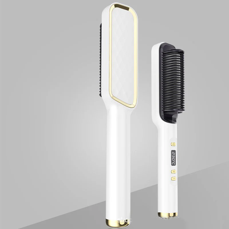 Profissional Hair Straightener Brush Electric Hot Comb Anti-scalding Ceramic Hair Curler Straightening Heating Combs Heated Hair - Image 2