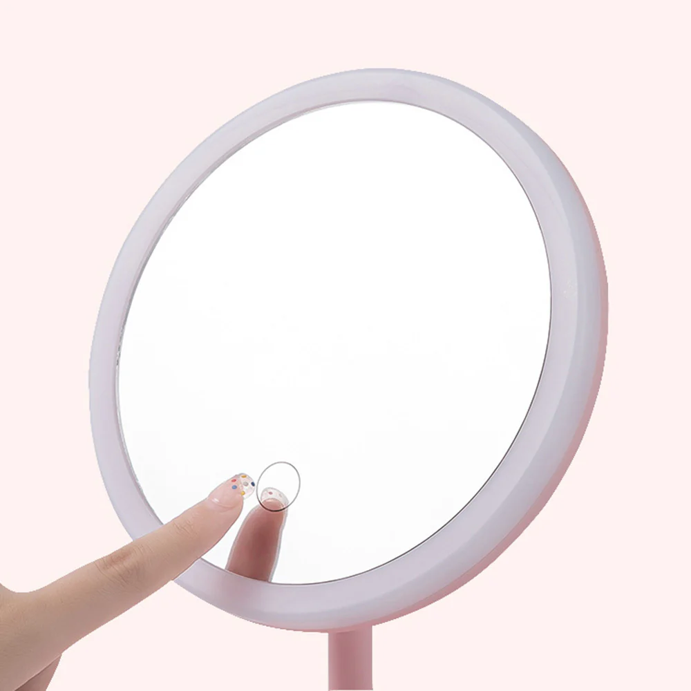 Rechargeable LED Lighting Mirror Desktop Beauty - Image 3