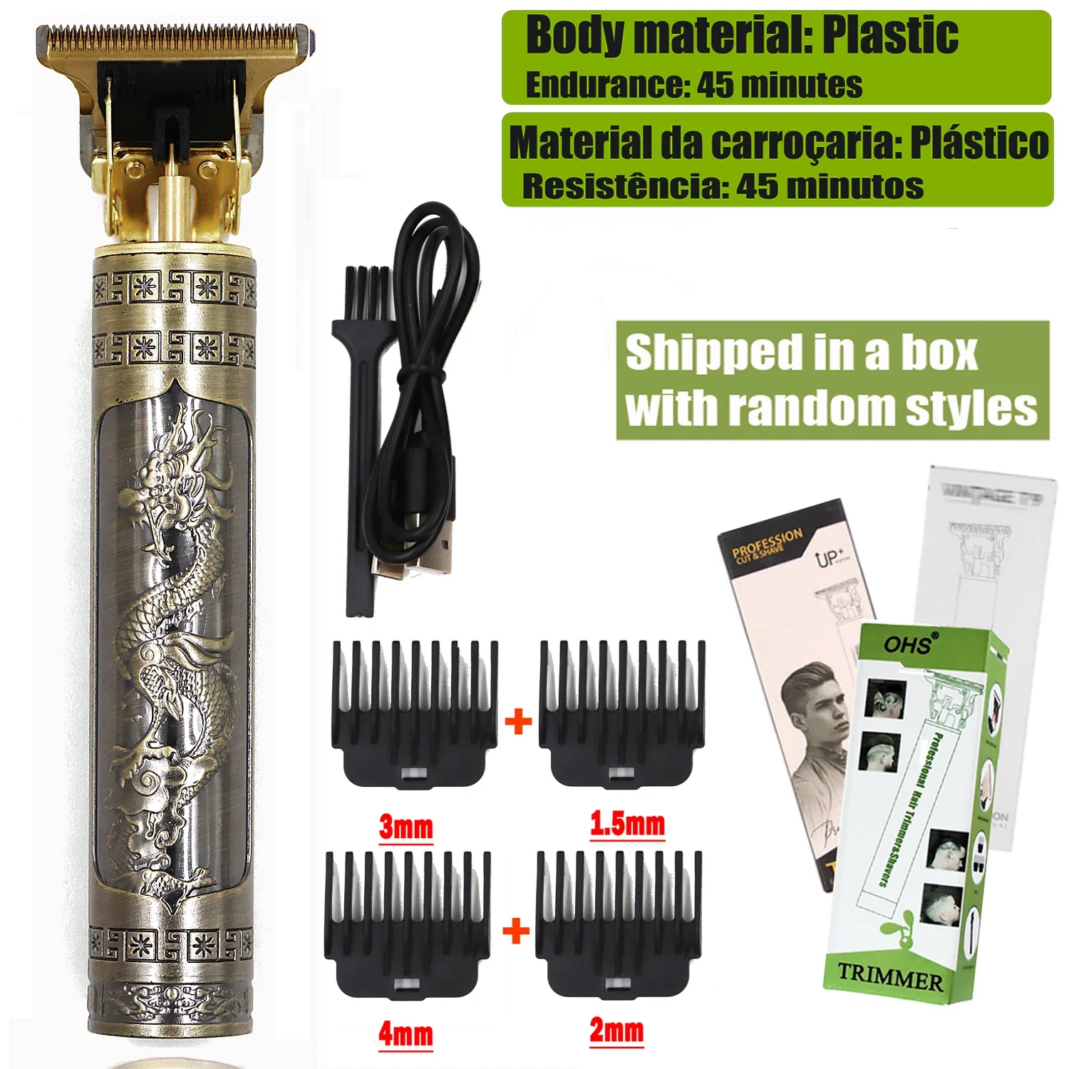 T9 Hair Clipper – 0mm Barber Trimmer for Men - Image 11