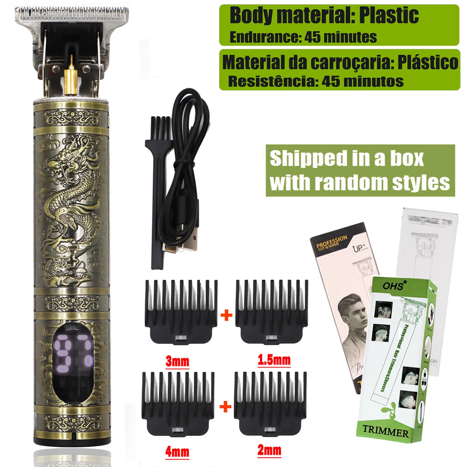 T9 Hair Clipper – 0mm Barber Trimmer for Men - Image 13