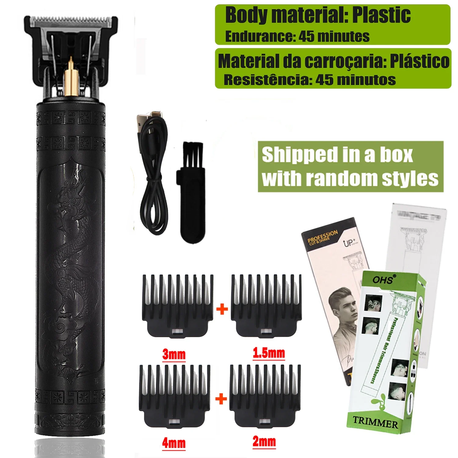 T9 Hair Clipper – 0mm Barber Trimmer for Men - Image 3