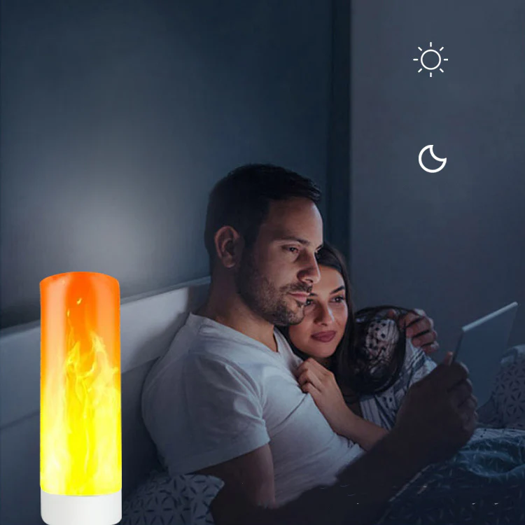 USB Atmosphere Light LED Flame Flashing Candle Lights - Image 10