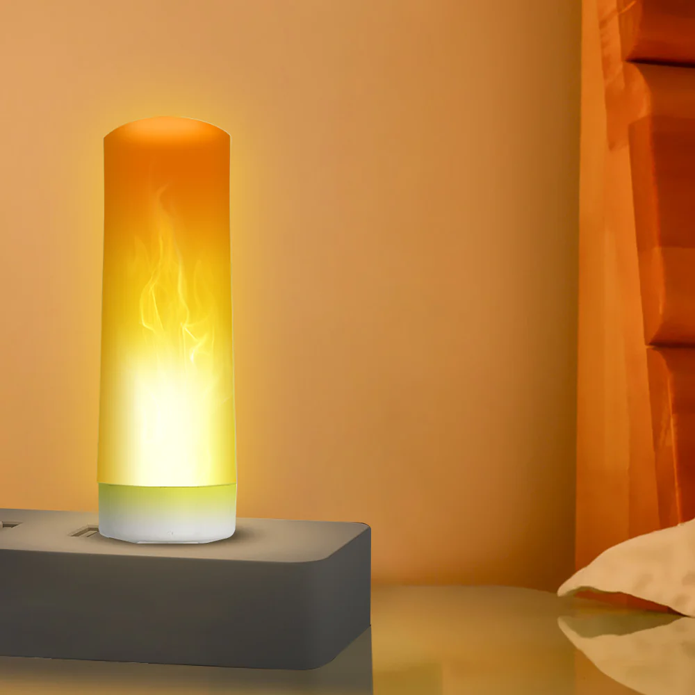 USB Atmosphere Light LED Flame Flashing Candle Lights - Image 6